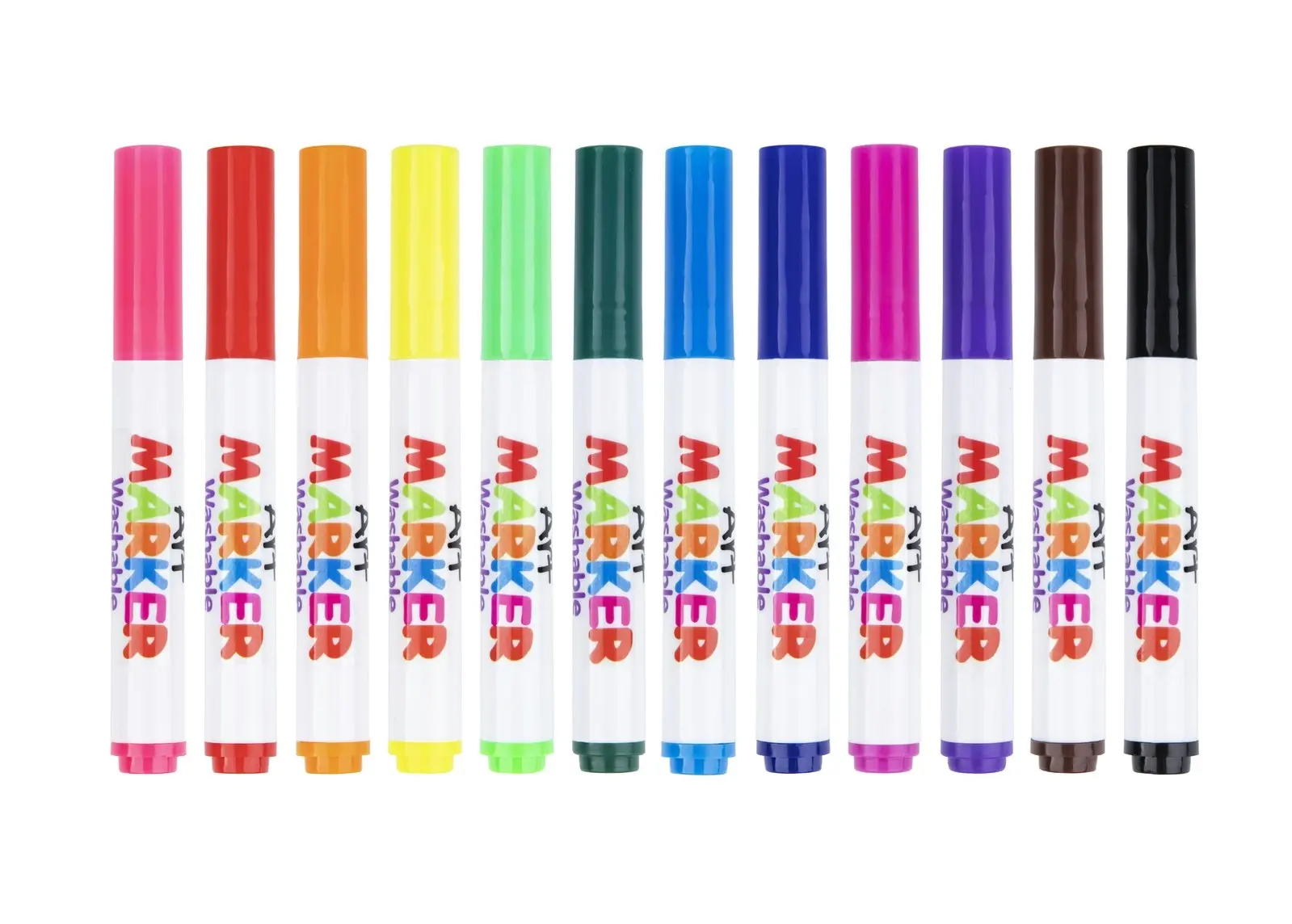 Tookyland 12-Colour Washable Marker Colouring/Drawing Art/Craft Kids/Toddler 3+