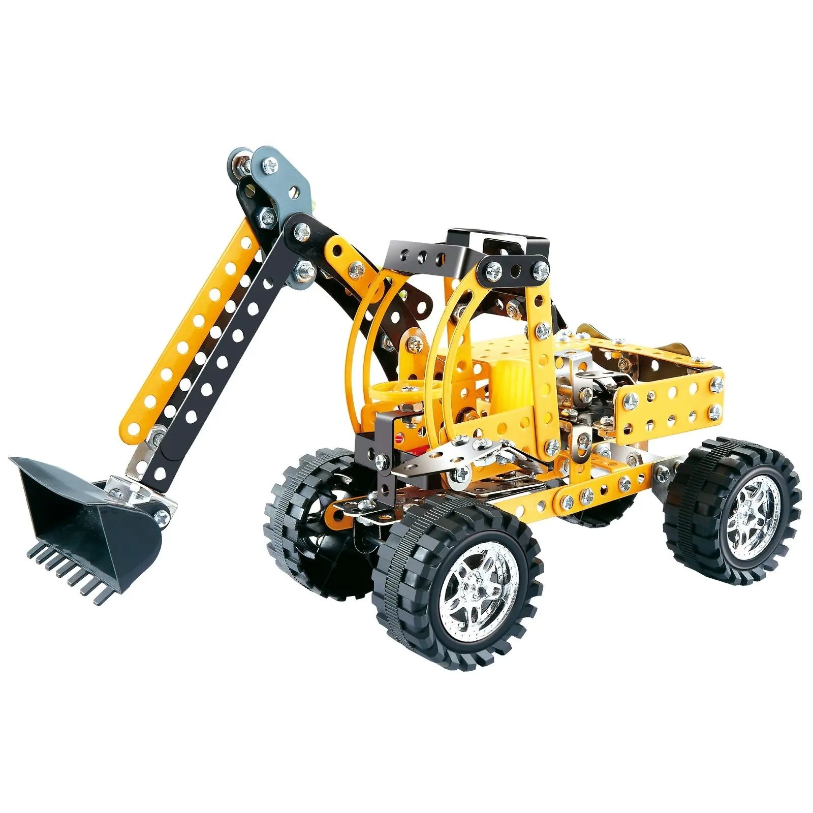 STEAM Metal Craft 27cm Excavator DIY Construction Kit Activity Toy Kids 8y+