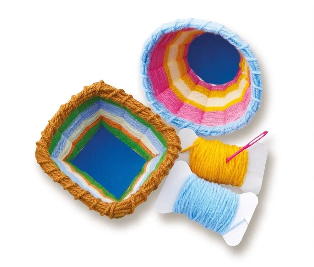 4M KidzMaker Make Your Own Basket Weaving Art Kids/Child DIY Activity Craft 5y+