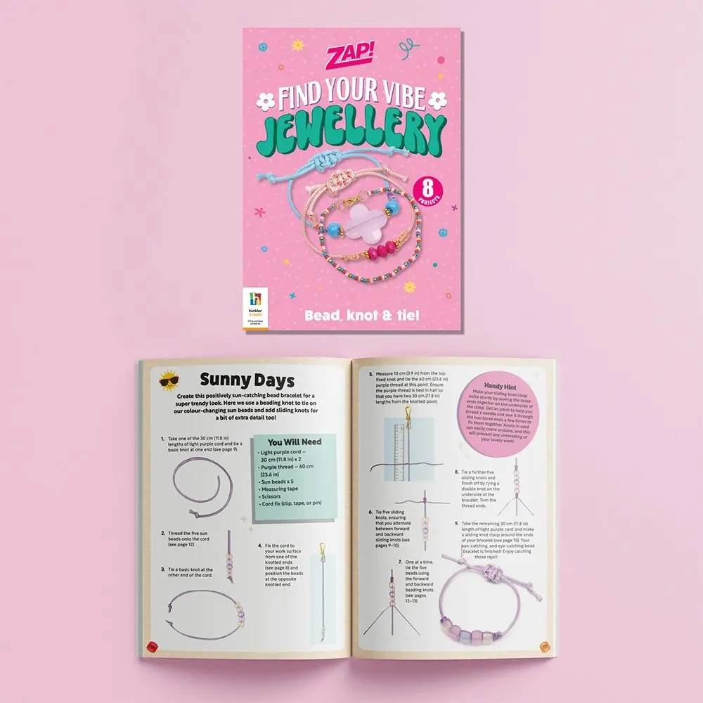 Zap! Extra Zap! Find Your Vibe Jewellery Craft Activity Kit Art Project 8y+