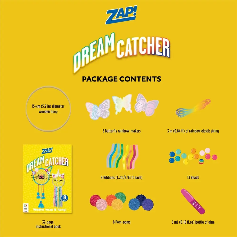 Zap! Extra DIY Dreamcatcher Art And Craft Activity Kit Hobby Project 8y+