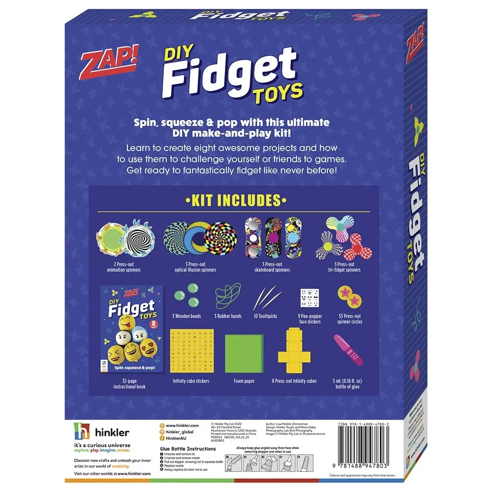 Zap! Extra DIY Fidget Toys Art And Craft Activity Kit Hobby Project 8y+