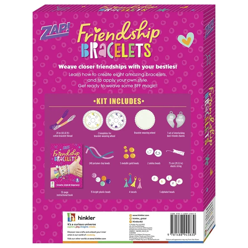 Zap! Extra Friendship Bracelets Craft Activity Kit Kids/Childrens Project 8y+