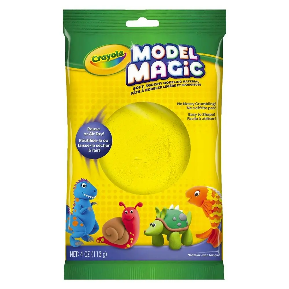 Crayola Kids Creative Model Magic Material 113gms Yellow/Red/Blue 36m+