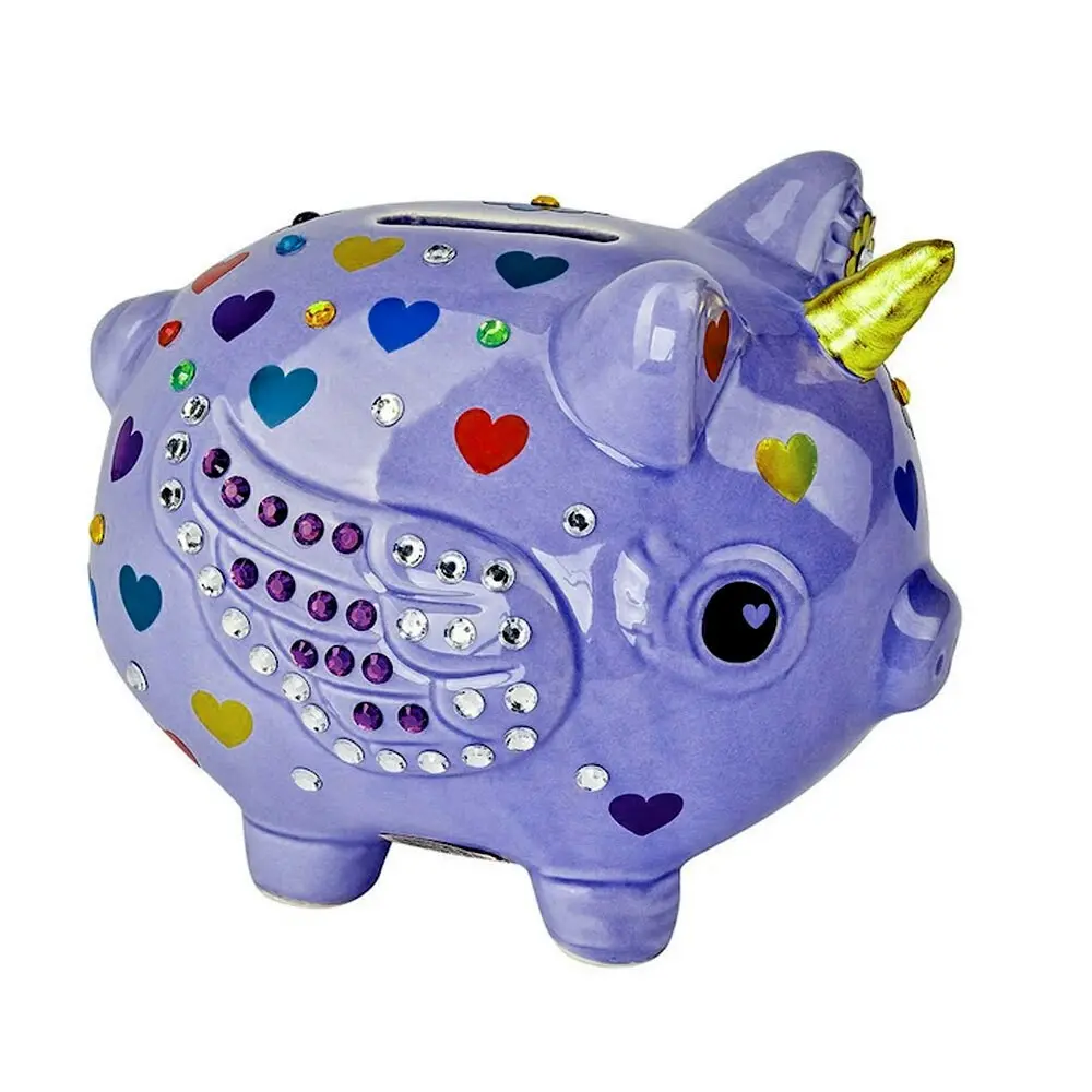 Crayola Creations Piggy Bank Design Activity Kit w/ Reusable Sticker For Kids 8+