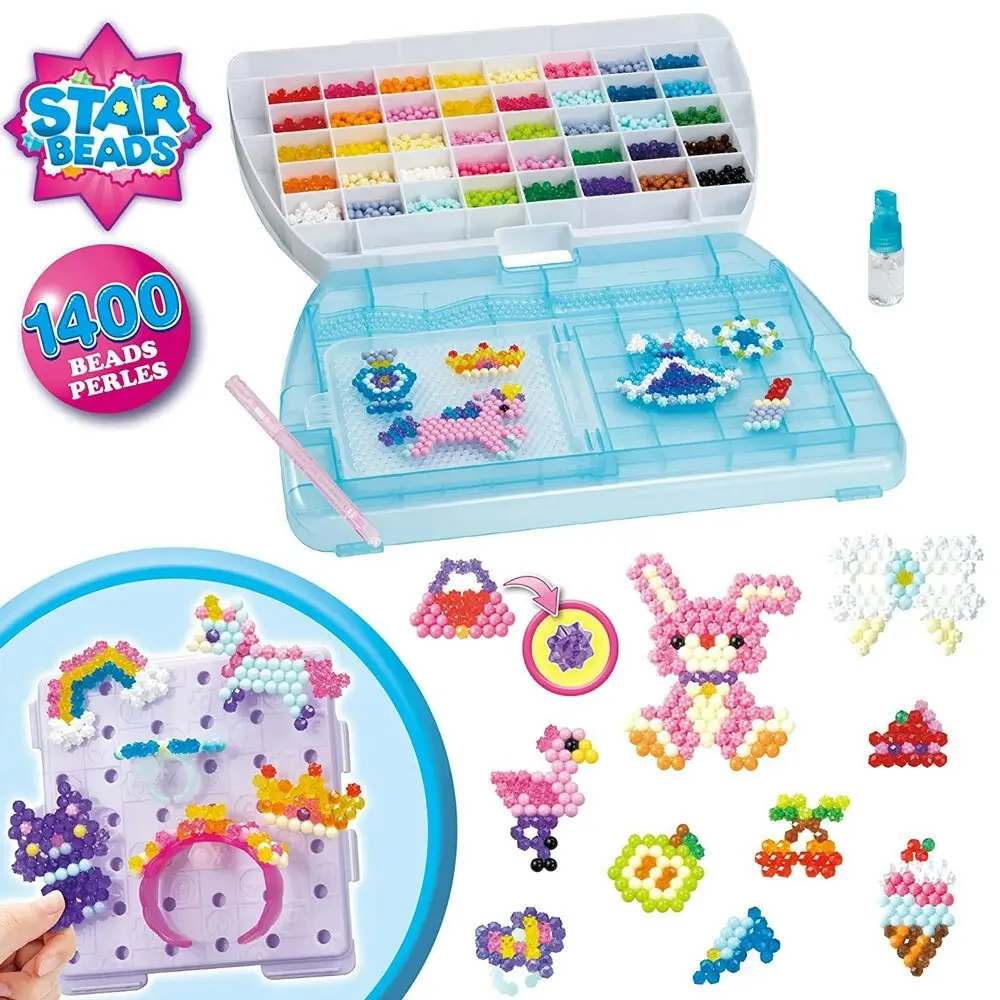 Aquabeads Deluxe Carry Case Set Arts/Craft Creative Toy Kit Kids/Children 4y+