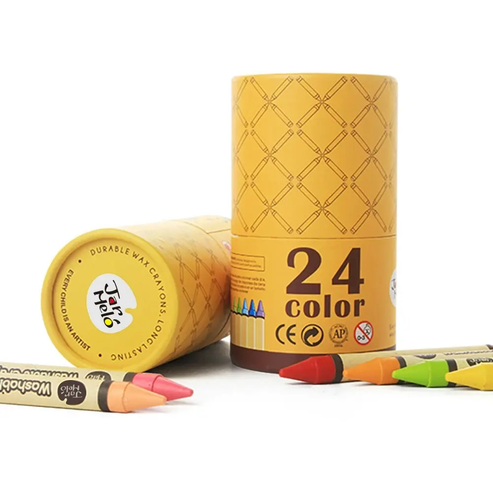 24pc Jarmelo Washable Kids/Children Drawing/Colouring Art/Craft Crayon Sticks 2+