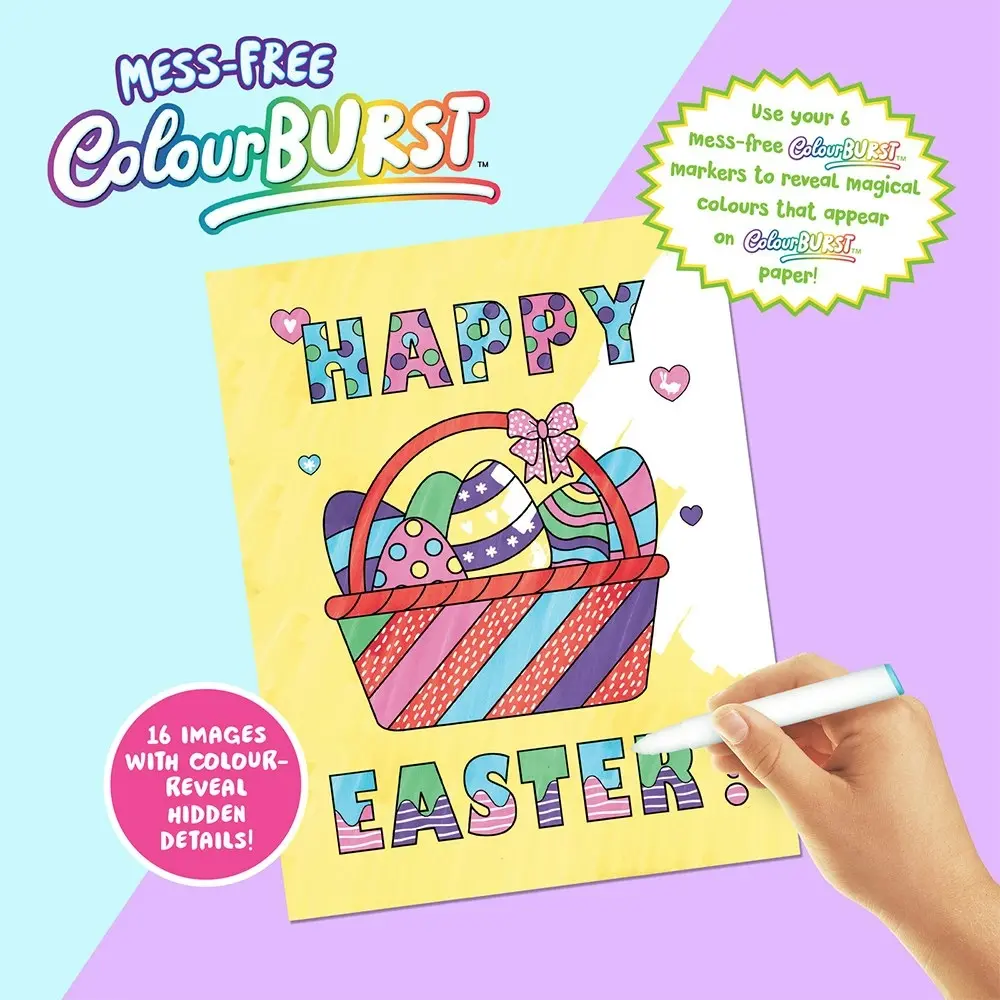 Inkredibles Colour Burst Easter Fun Colouring Activity Kit Fun Mess-Free 3y+