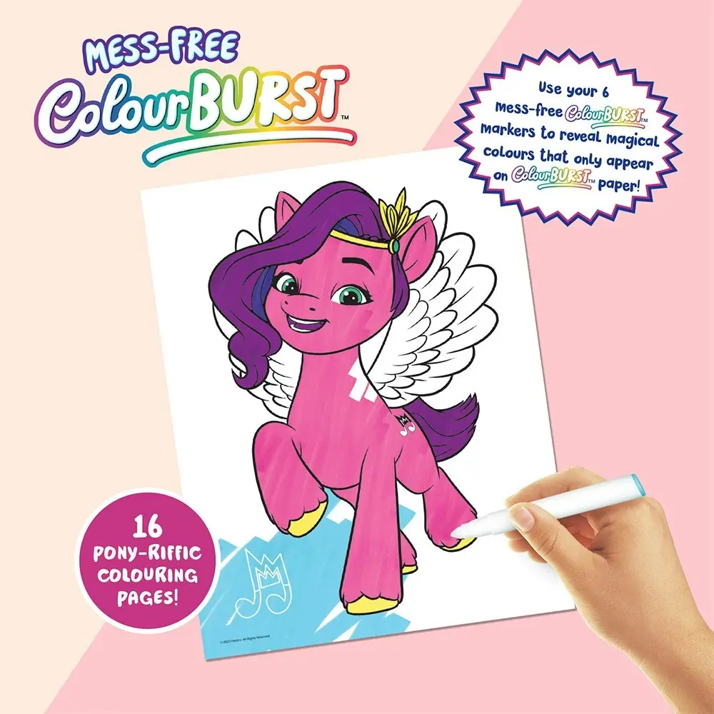 Inkredibles Colour Burst My Little Pony New Gen Colouring Kit Kids Book 3y+