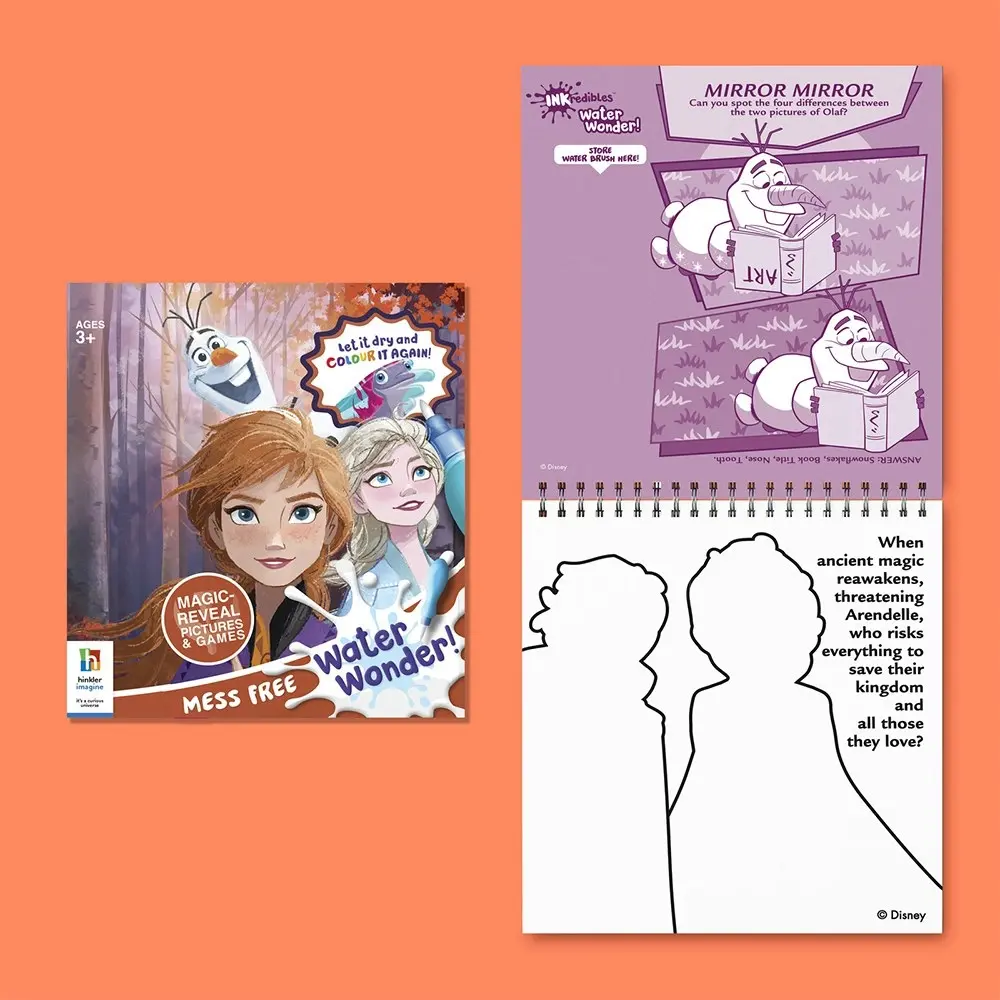 Inkredibles Frozen 2 Water Wonder Colouring Activity Kit Mess-Free Art 3y+