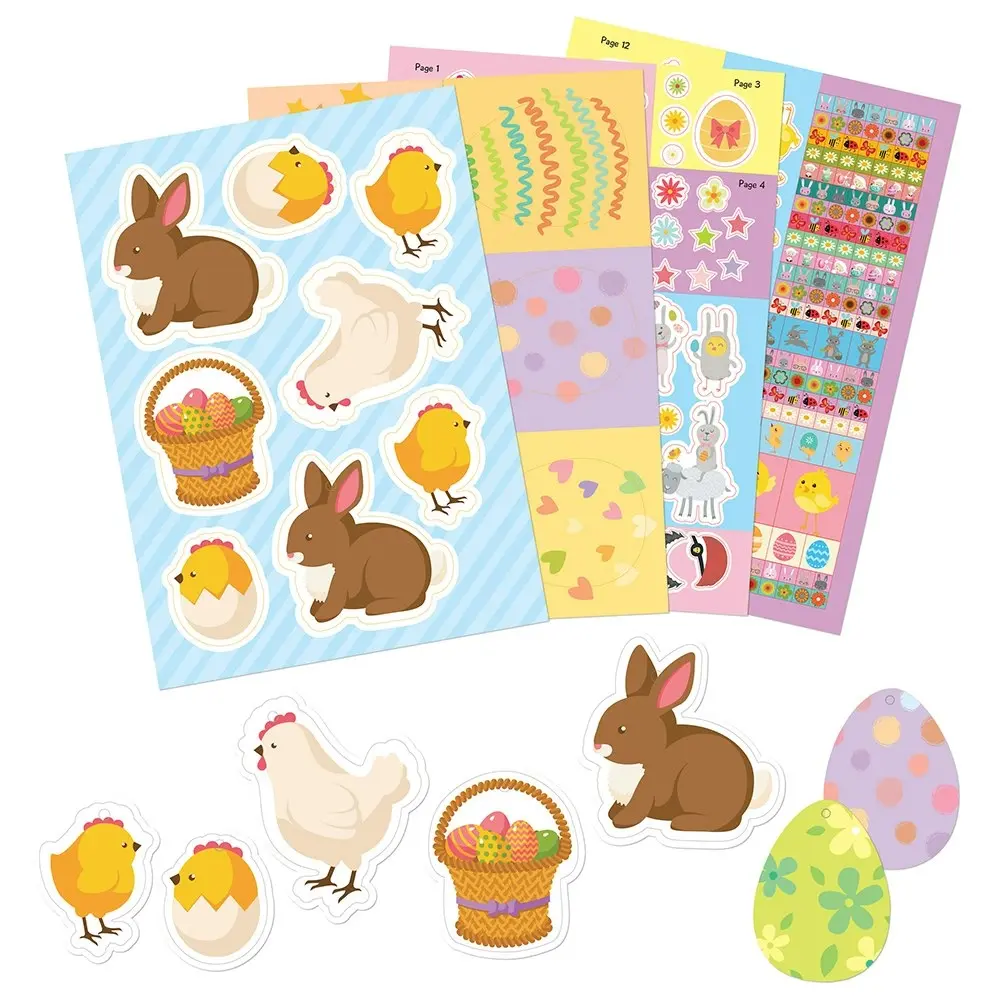 Bookoli Puffy Sticker Windows: Easter Fun Sticker & Activity Book Art/Craft