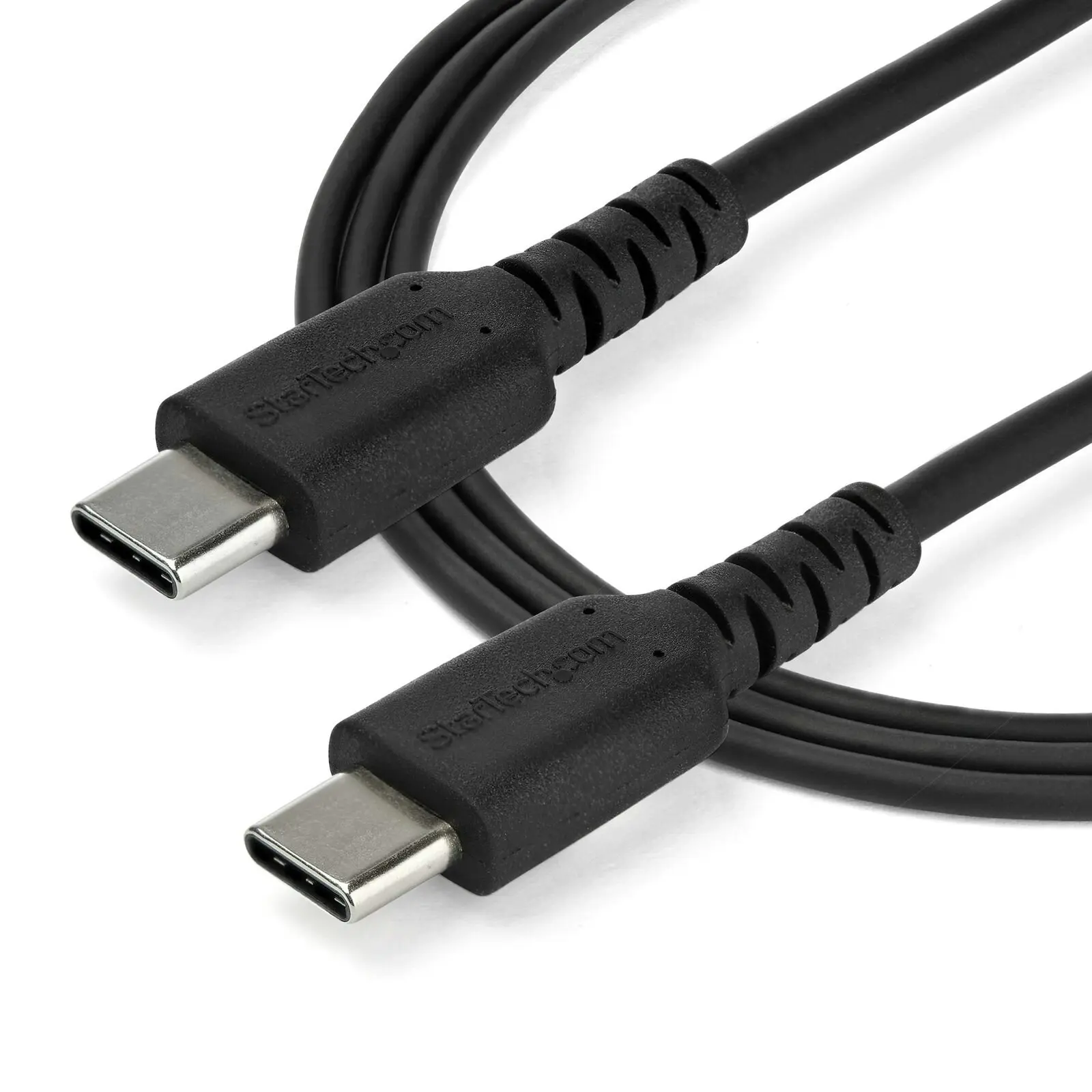 Star Tech 1m USB C Fast Charge&Sync Cable Aramid Fiber For iPad Pro/Android BLK