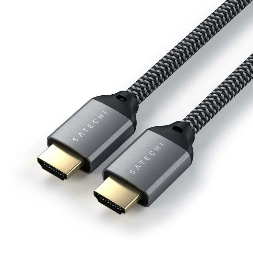 Satechi 8K Ultra HD High Speed HDMI 2m Braided Cable For Mac/PC/Laptop/Xbox/TV