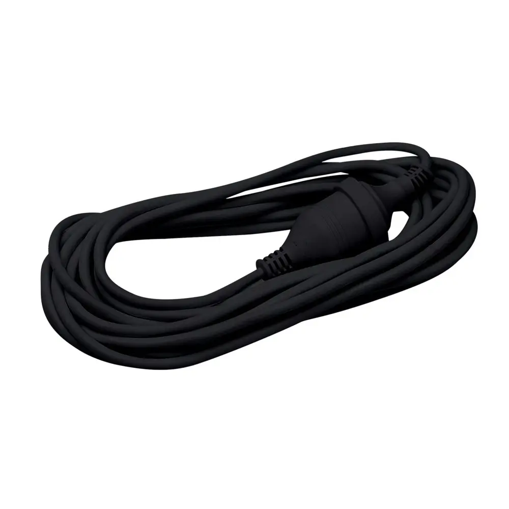 Jackson 4m Power Extension Male to Female Lead AU/NZ 2400W Plug Cable Cord Black