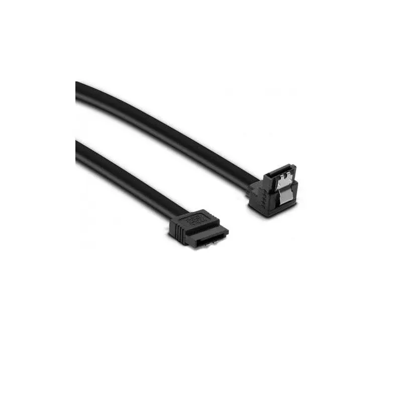 4x Cruxtec 75cm 180degree to 90degree SATA3 Cable For HDD/SSD Connectors Black