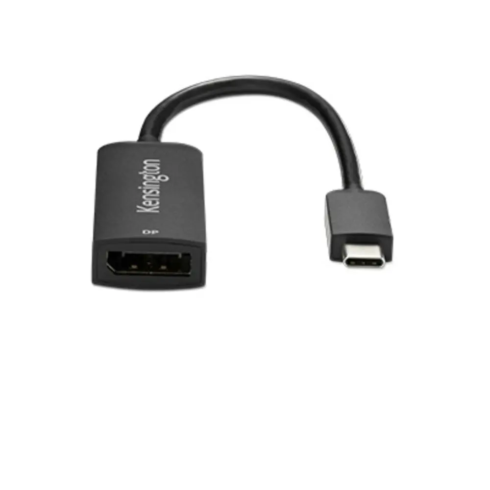 Kensington CV5000 Male USB-C to Female DisplayPort Adapter For PC/Laptop Black