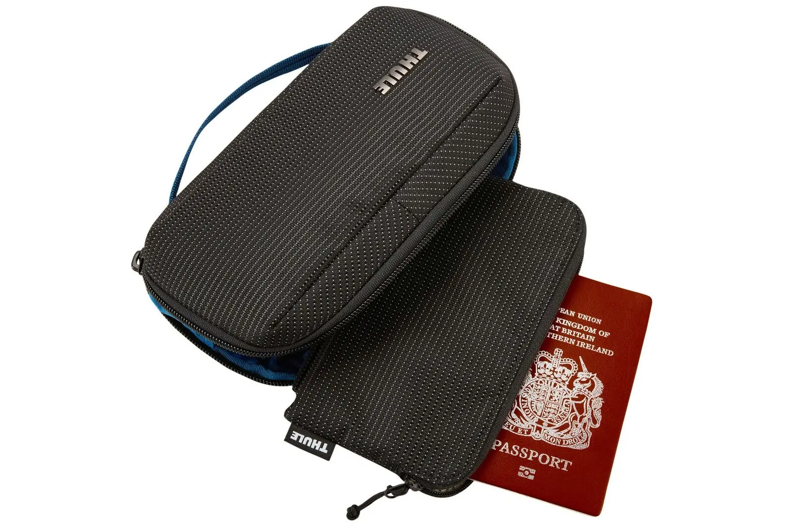 Thule Crossover 2 12cm Travel Passport Storage/Cable Organiser Pouch Bag Black