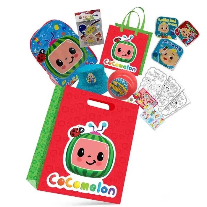 CoComelon Showbag 22 w/Backpack/Ball/Hat/Stickers/Colouring Pages/Bath Toys