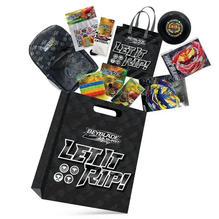 Beyblade Showbag 22 w/Backpack/Wristband/Stickers/Socks/Keyring/Poster/Book