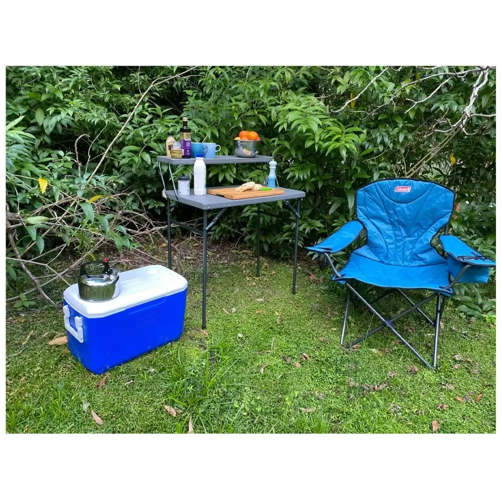 Coleman Basic Portable and Foldable Outdoor Picnic Camp Cooking Kitchen Table