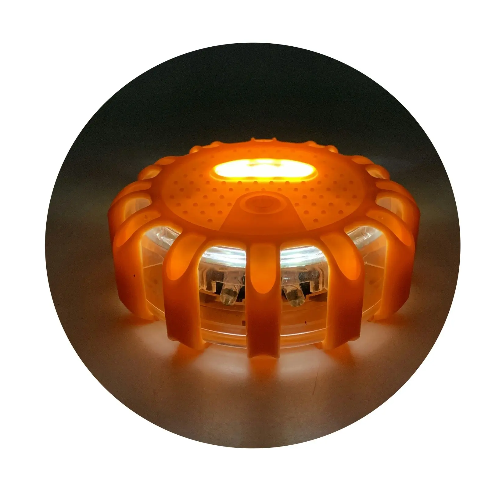 Wildtrak 9-Function 9x3cm Warning Light w/ 15 LED Outdoor Camping Flare Orange