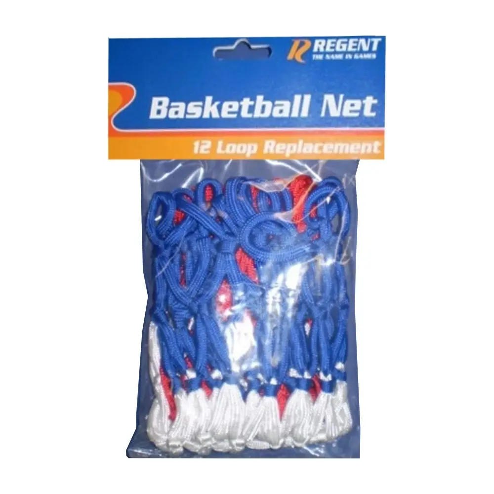 3x Regent Heavy Duty Basketball Ring/Hoop Rim Net Official Size Red/White/Blue