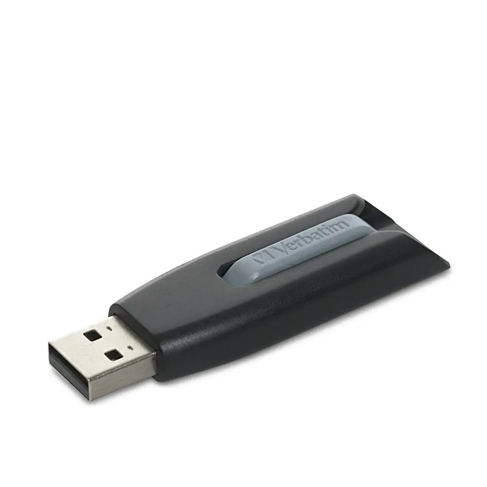 Verbatim Store'n'Go V3 USB 3.0 Stick Flash Drive 128GB Storage For Laptop Grey