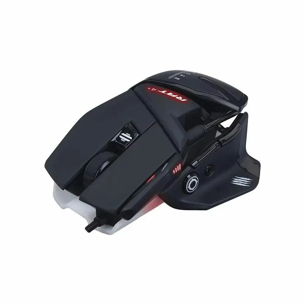 Mad Catz R.A.T. 4+ Optical LED Pro Customisable Wired Gaming/Video Game Mouse