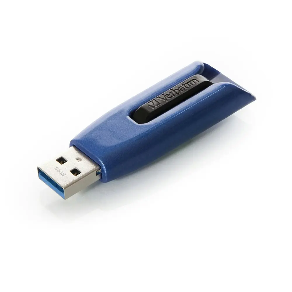 Verbatim Store'n'Go V3 Max High Performance 64GB USB Stick Drive For Laptop/PC