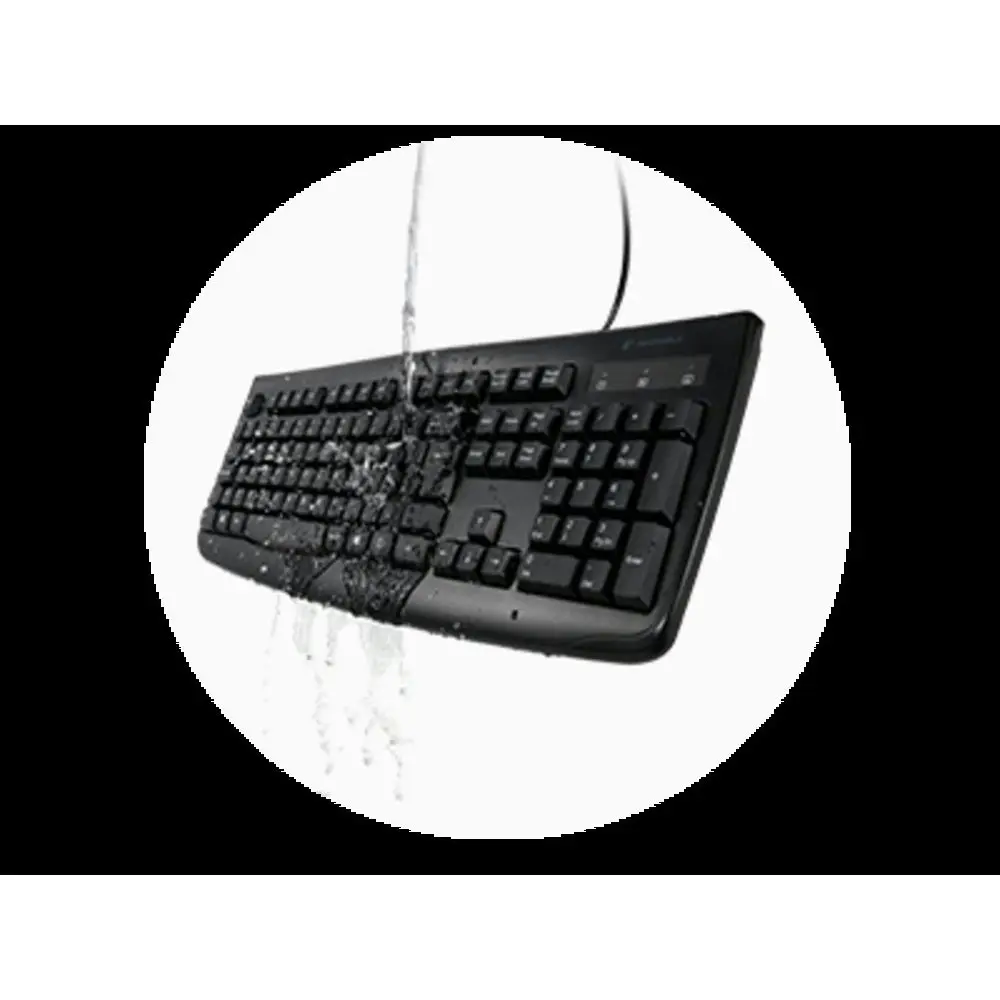 Kensington Washable Wired USB Keyboard Full Size For PC/Laptop Desktop Black