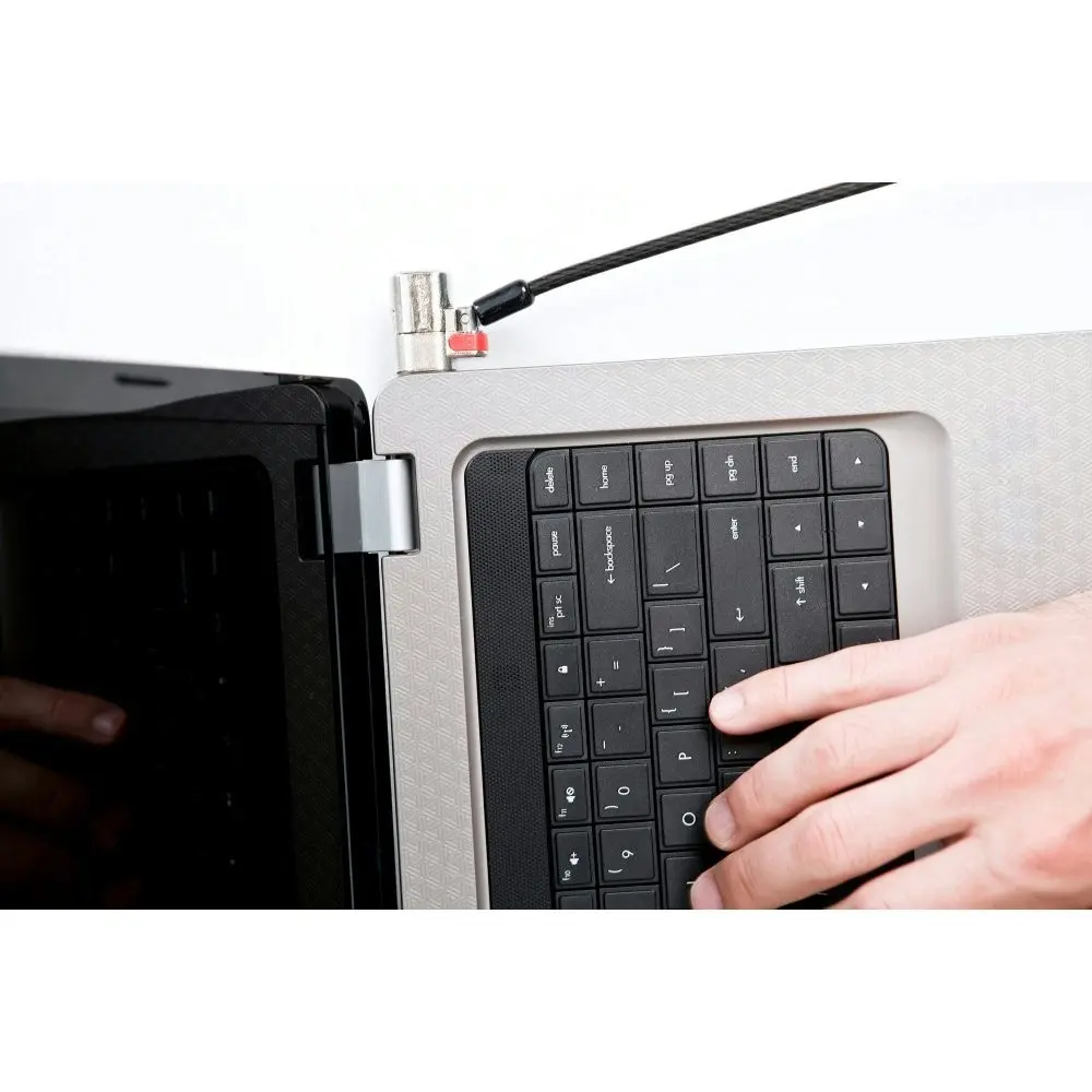 Kensington Single Keyed Clicksafe Lock Security Steel Cable For Laptop Black