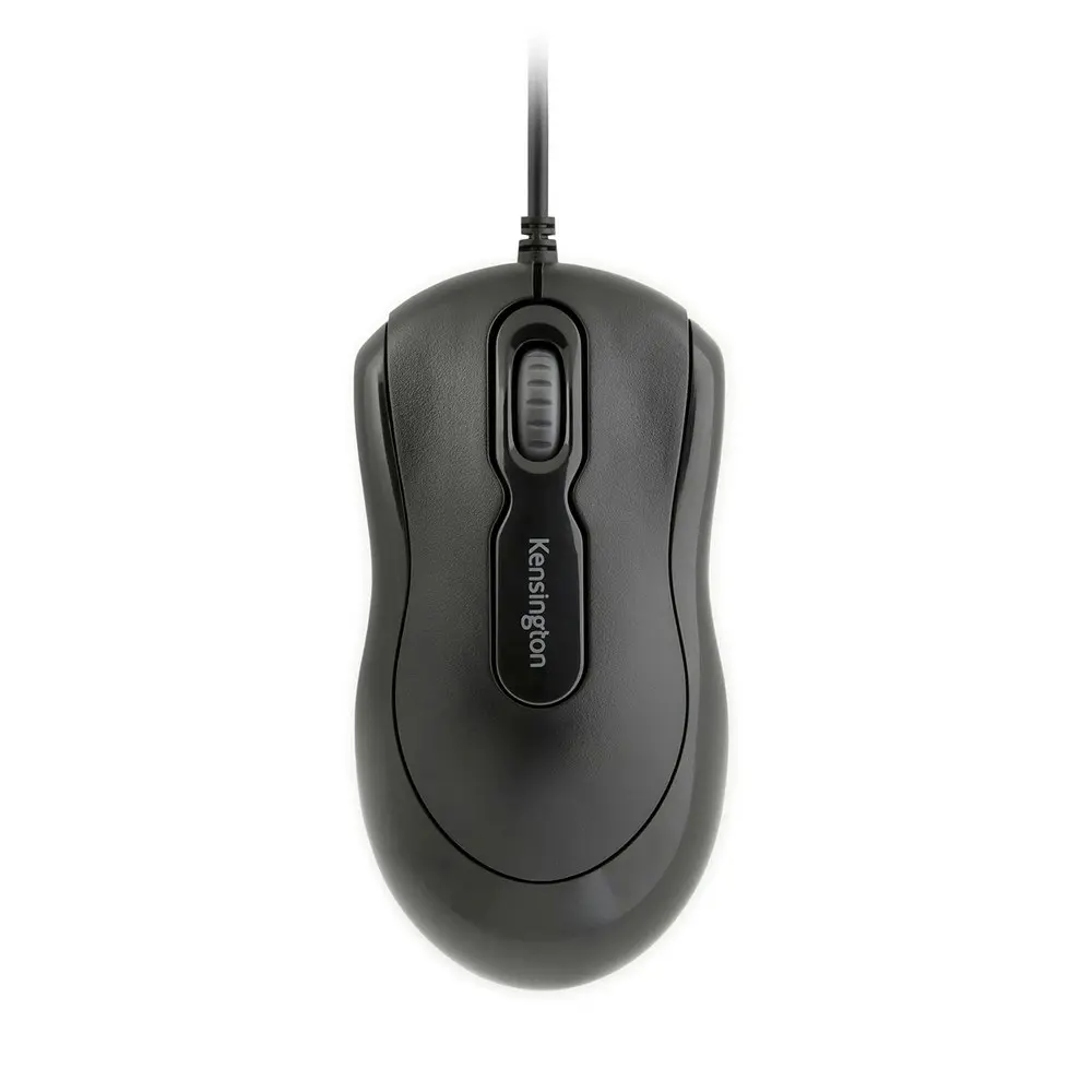 Kensington USB Wired Optical Mouse In A Box For Laptop/Computer Black