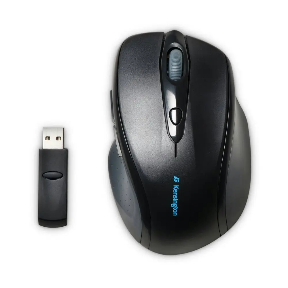 Kensington Pro Fit 2.4GHz Wireless Full Size Optical Mouse For Laptop/PC Black