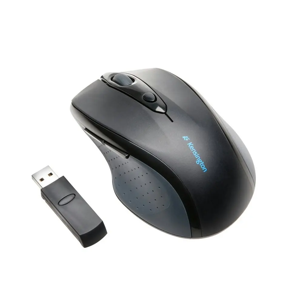 Kensington Pro Fit 2.4GHz Wireless Full Size Optical Mouse For Laptop/PC Black