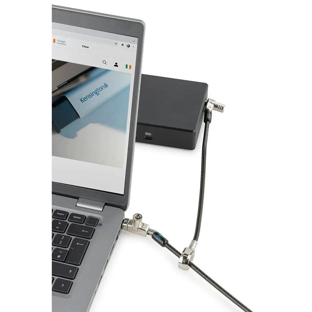 Kensington Slim N17 2.0 Dual Headed Lock Security Cable For Dell Laptop/Devices