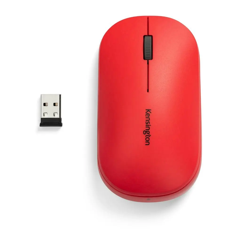 Kensington Suretrack 2.0 Wireless 2.4GHz Bluetooth Mouse For Laptop/Computer Red