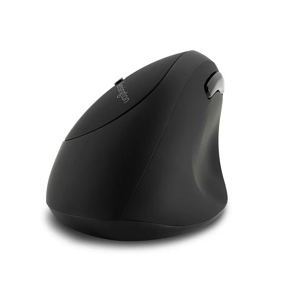 Kensington Left Handed Ergo Wireless Mouse w/ USB Dongle For PC/Laptop Black