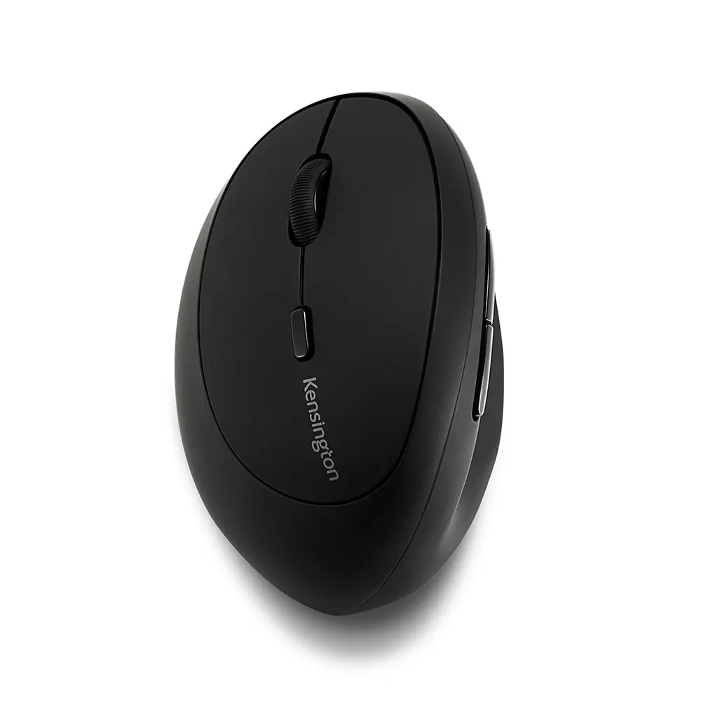 Kensington Left Handed Ergo Wireless Mouse w/ USB Dongle For PC/Laptop Black