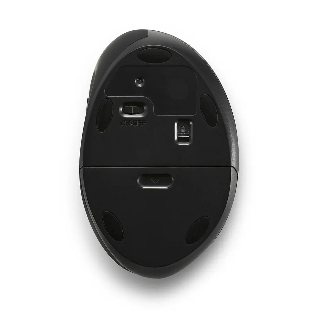 Kensington Left Handed Ergo Wireless Mouse w/ USB Dongle For PC/Laptop Black