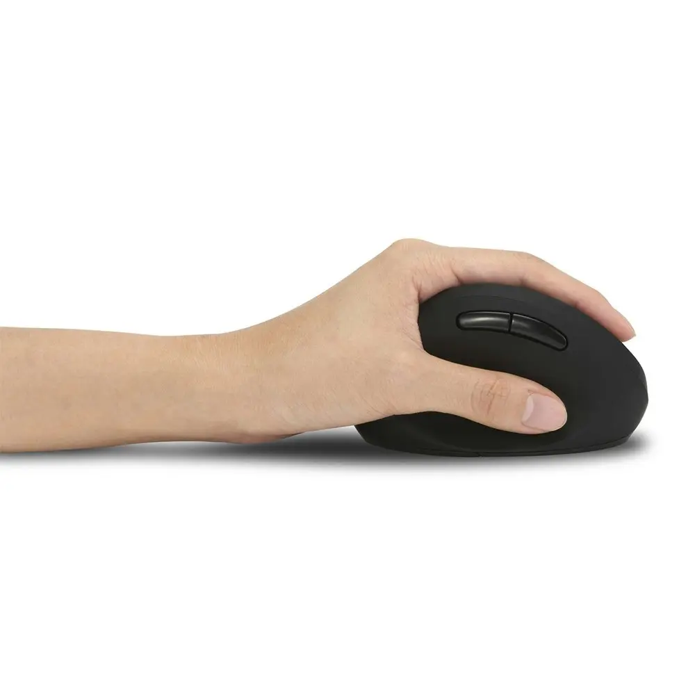 Kensington Left Handed Ergo Wireless Mouse w/ USB Dongle For PC/Laptop Black