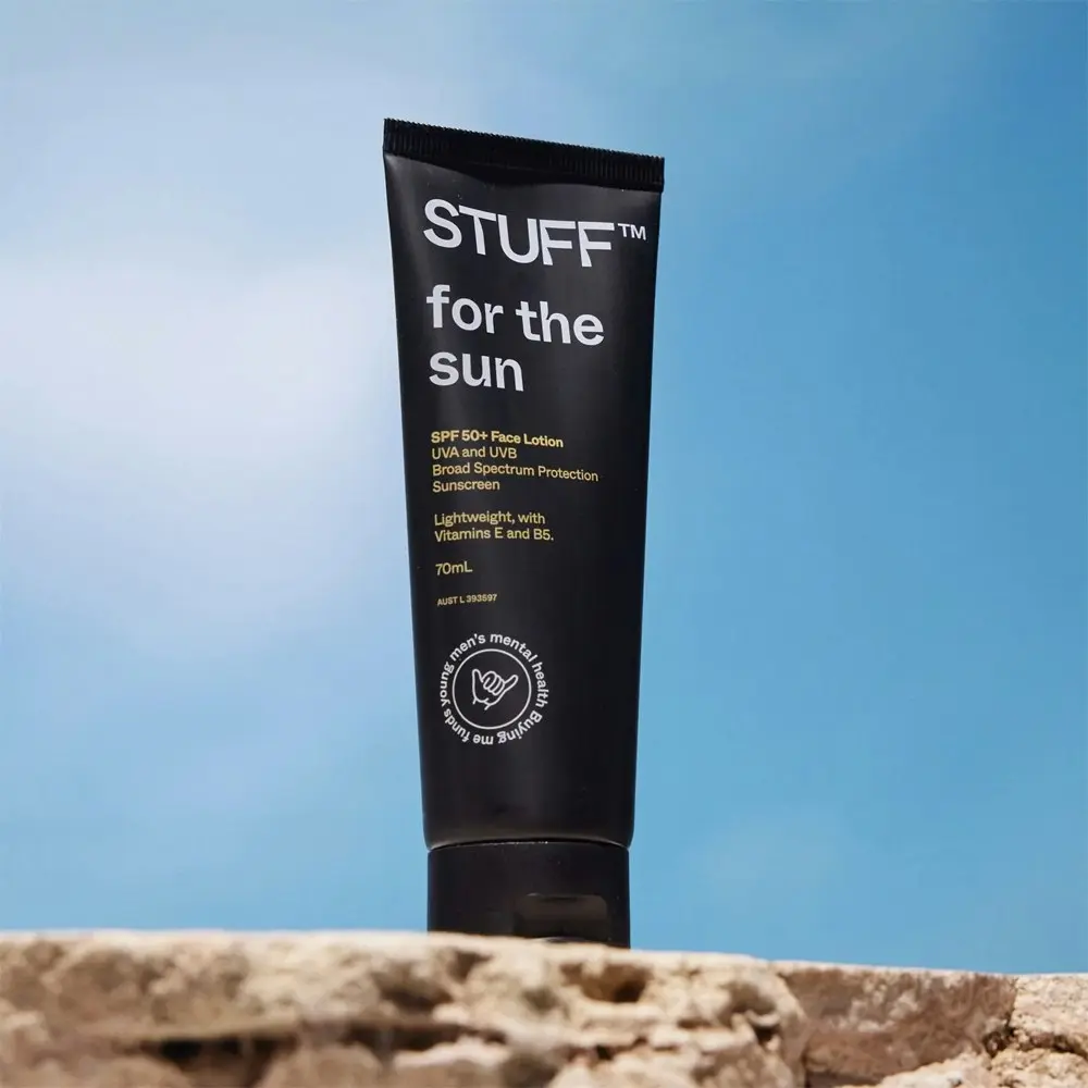 2x Stuff For The Sun Men's SPF50+ Moisturising Nourishing Sunscreen Lotion 70ml