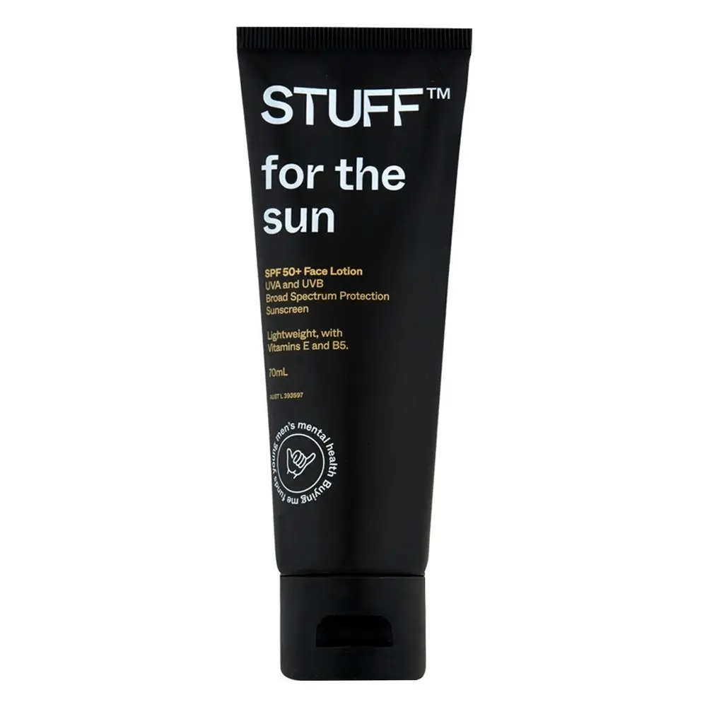 2x Stuff For The Sun Men's SPF50+ Moisturising Nourishing Sunscreen Lotion 70ml