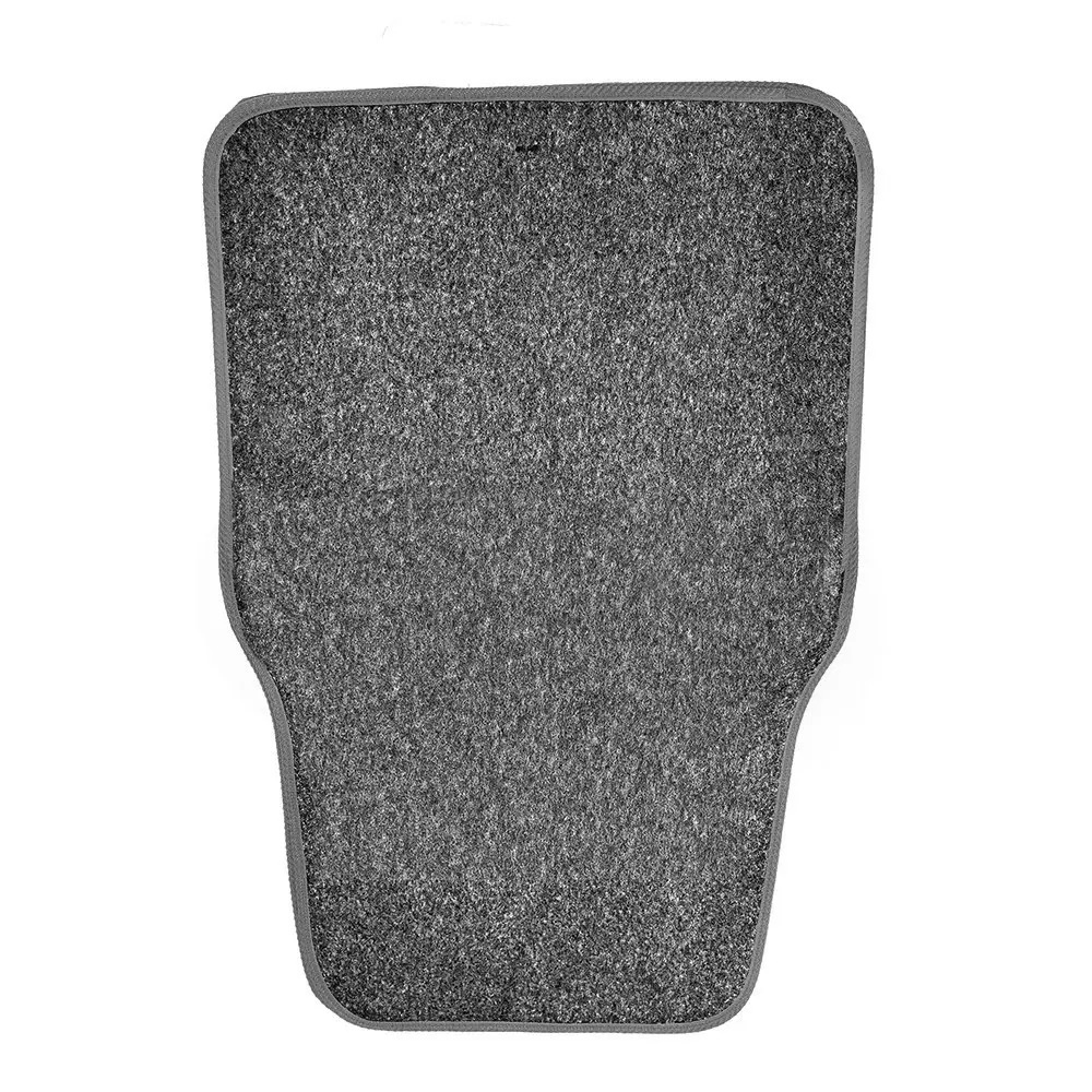 4pc Carpet Car Floor Mats Set/Floormat Front/Back Rear Seat Large Grey