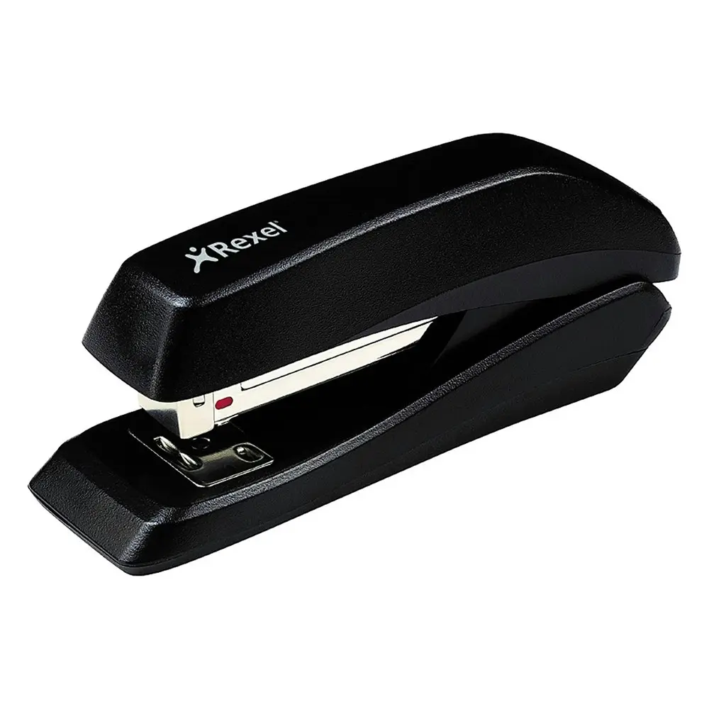 2pk Rexel Ecodesk Compact 20-Sheet Paper Stapler Office/School Stationery BLK