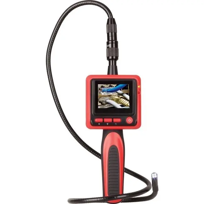 Inspection QC8710 1M Borescope Video Camera 9mm Cam Head w/ 2.4" LCD Red