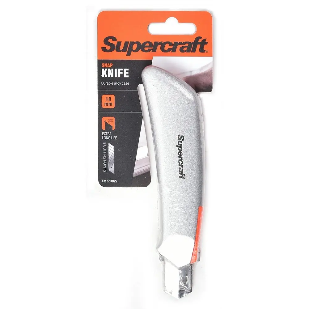 2x Supercraft 18mm Multipurpose Precision Ultilty Snap Knife/Box Cutter Set