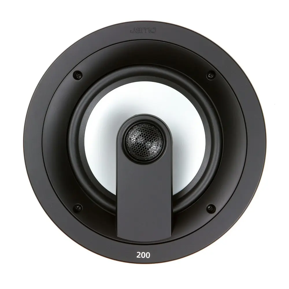 2pc Jamo IC 208 FG Custom 200 Series 2-Way In-Ceiling Speaker Music/Audio White