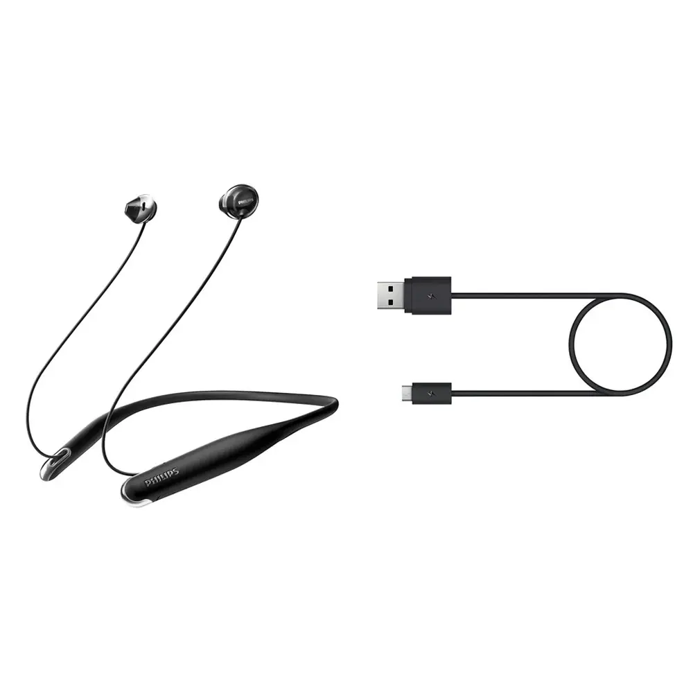 Philips Flite Wireless Hyprlite Invisible Feel Bluetooth Neckband Headphones