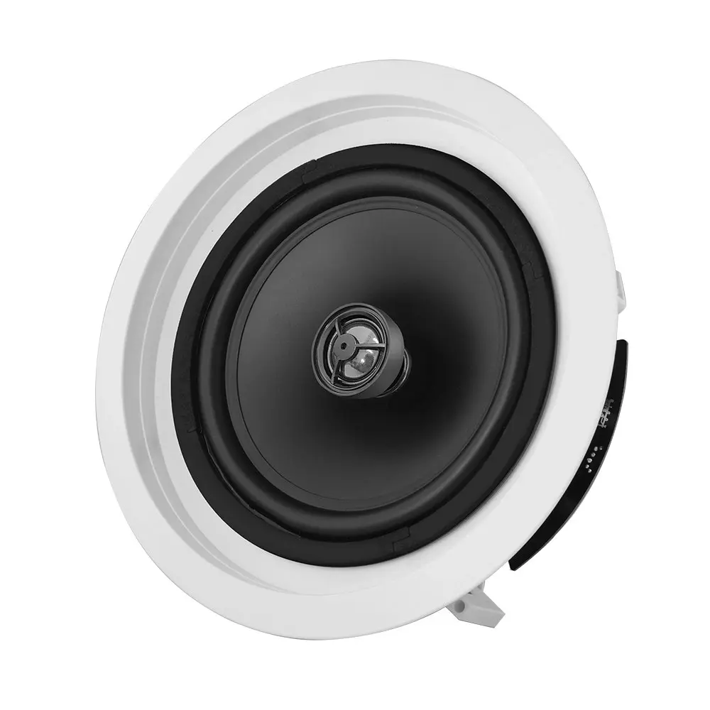 2x Pure Acoustics 5.25in 100W Home Theatre In-Ceiling Speaker Home Audio White