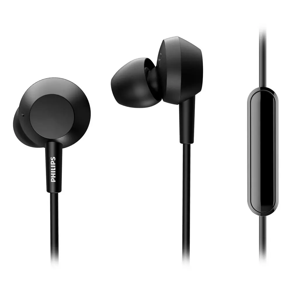 Philips Upbeat Series 1000 In-Ear Wired Headphones w/ Built-In Mic/3.5mm Black